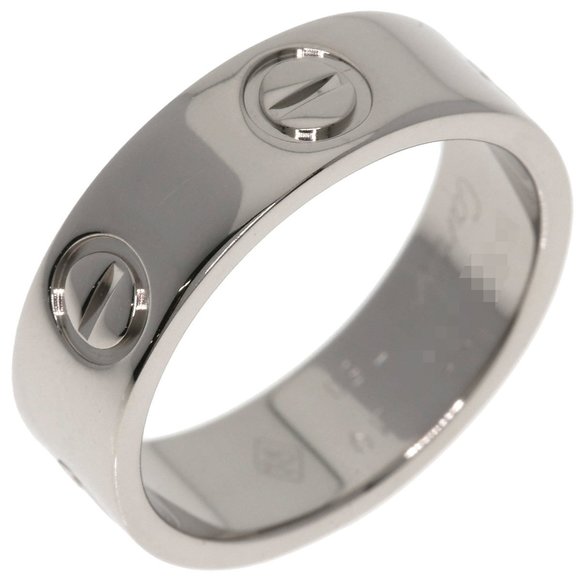 CARTIER Love Ring Classic Model 18k White Gold #49 (US Size: 4.75) - Picture 2 of 7